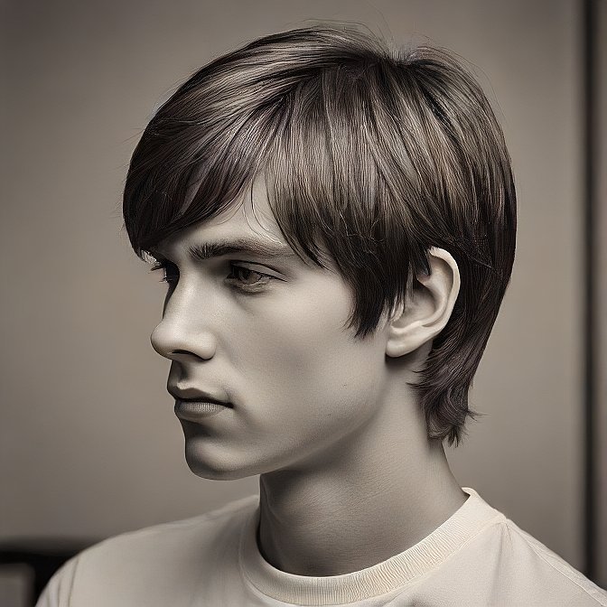 shaggy hairstyle