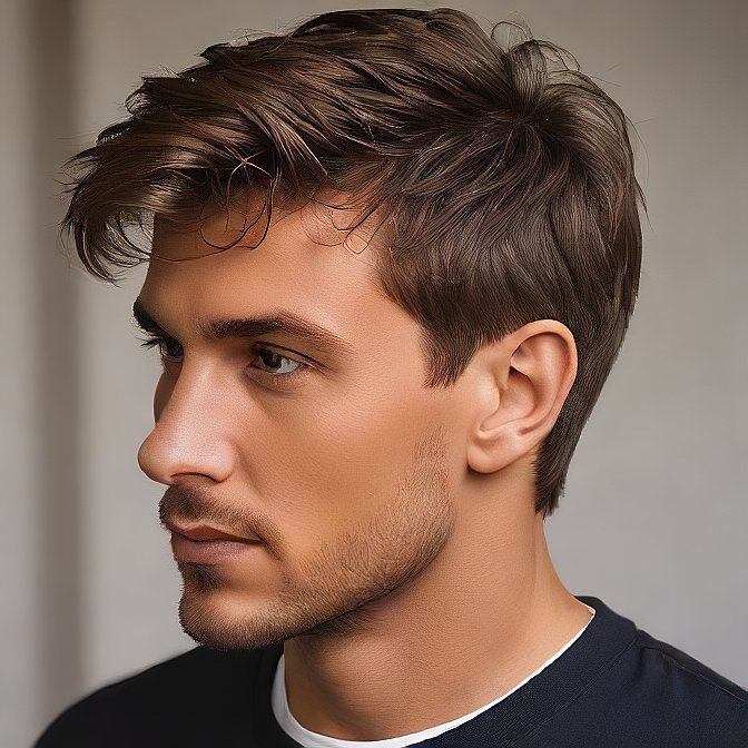 shaggy hairstyle