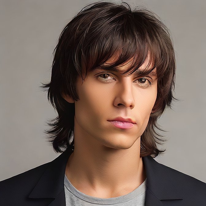 shaggy hairstyle