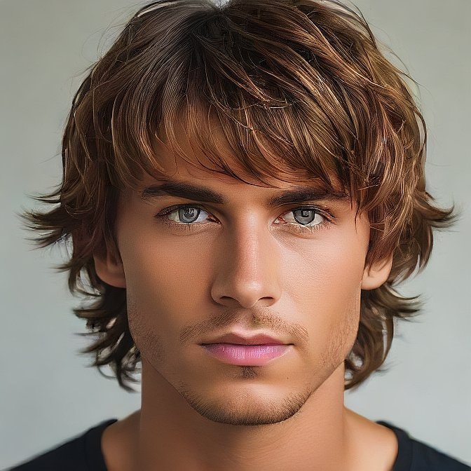 shaggy hairstyle