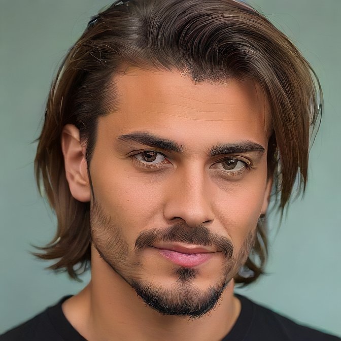 shaggy hairstyle