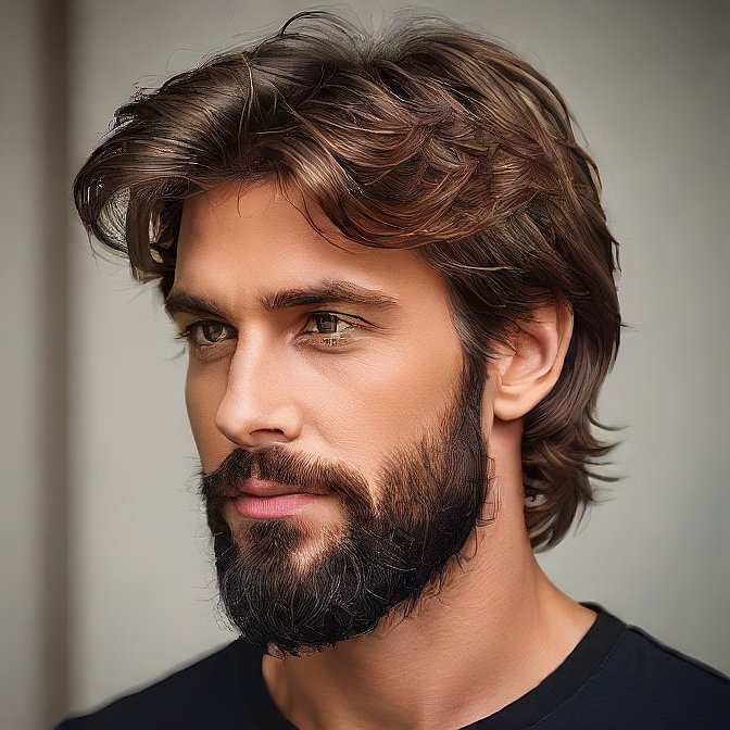 shaggy hairstyle