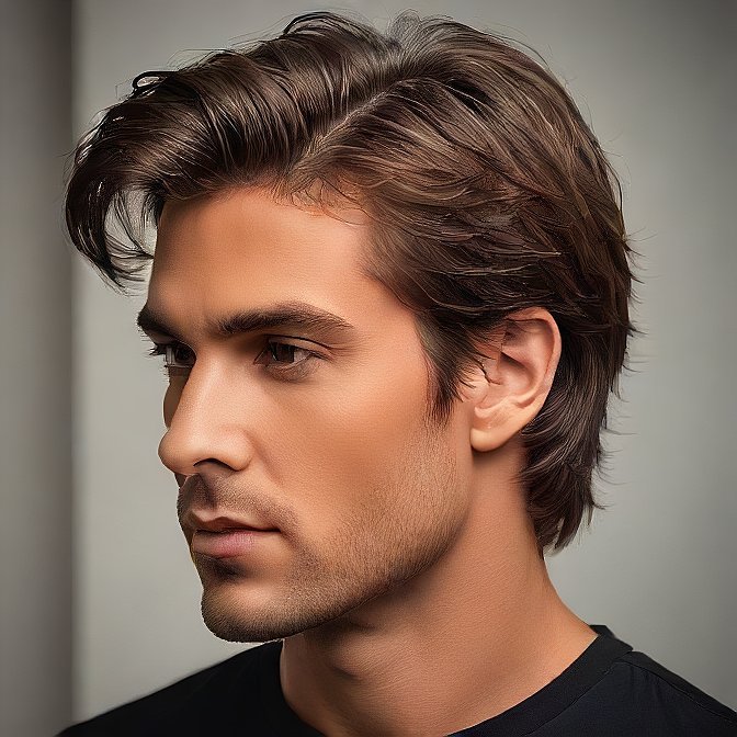 shaggy hairstyle