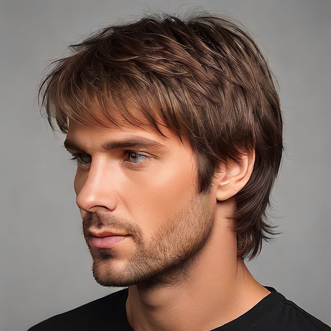shaggy hairstyle
