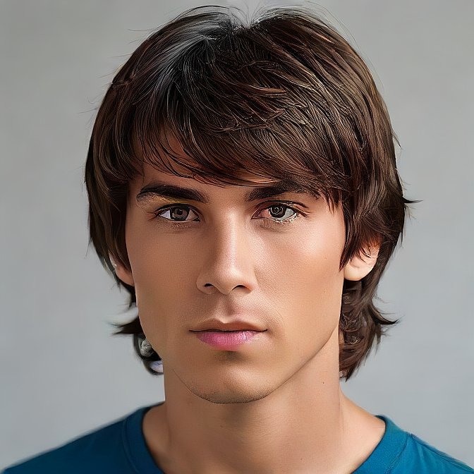 shaggy hairstyle