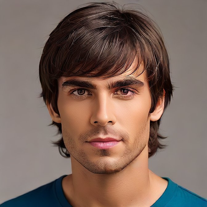 shaggy hairstyle